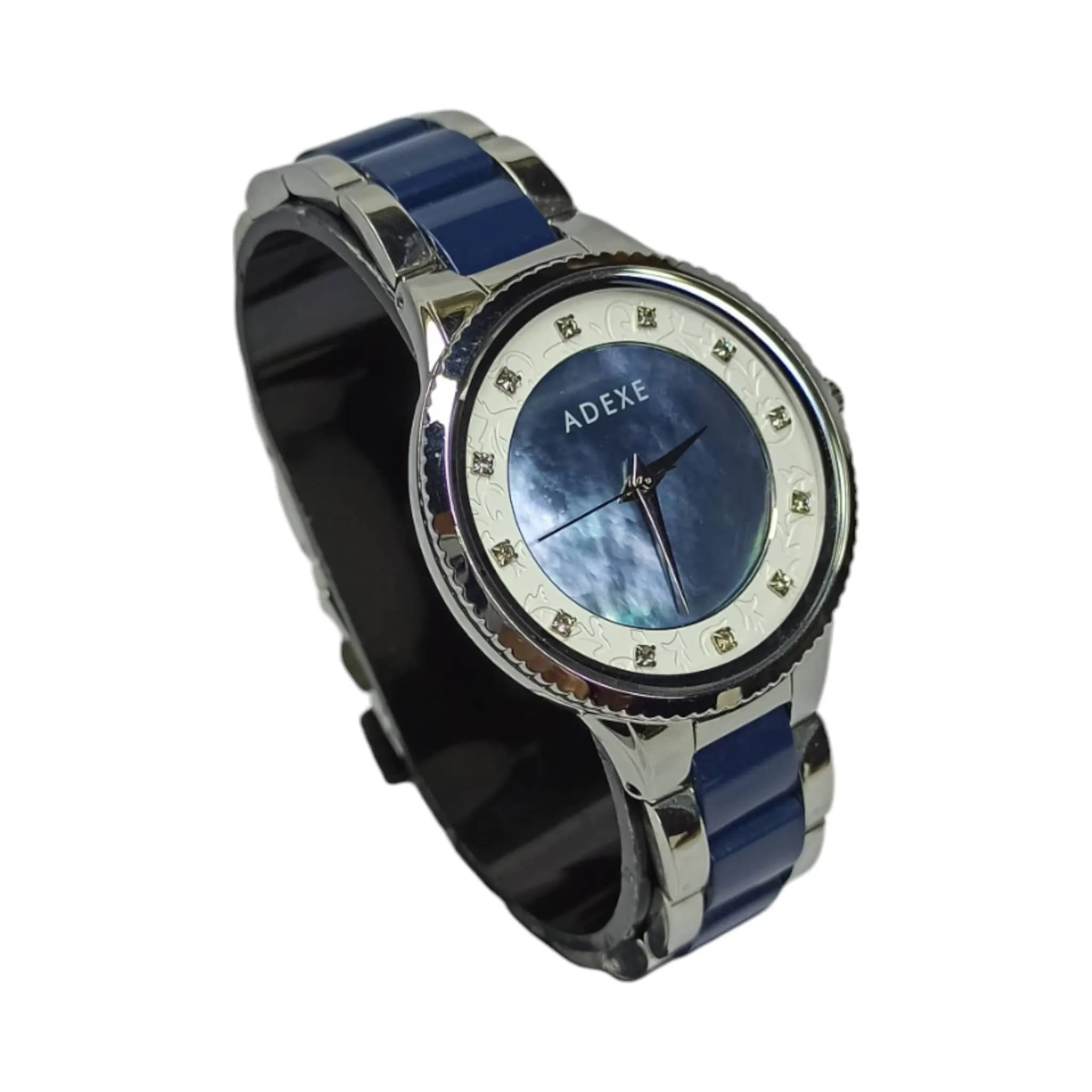 Adexe - Original - Quartz - Silver/Blue - 38mm - Women's Watch