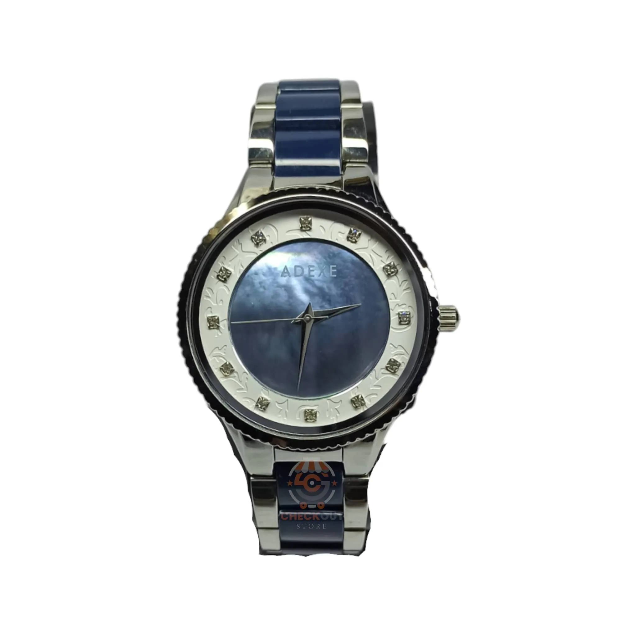 Adexe - Original - Quartz - Silver/Blue - 38mm - Women's Watch