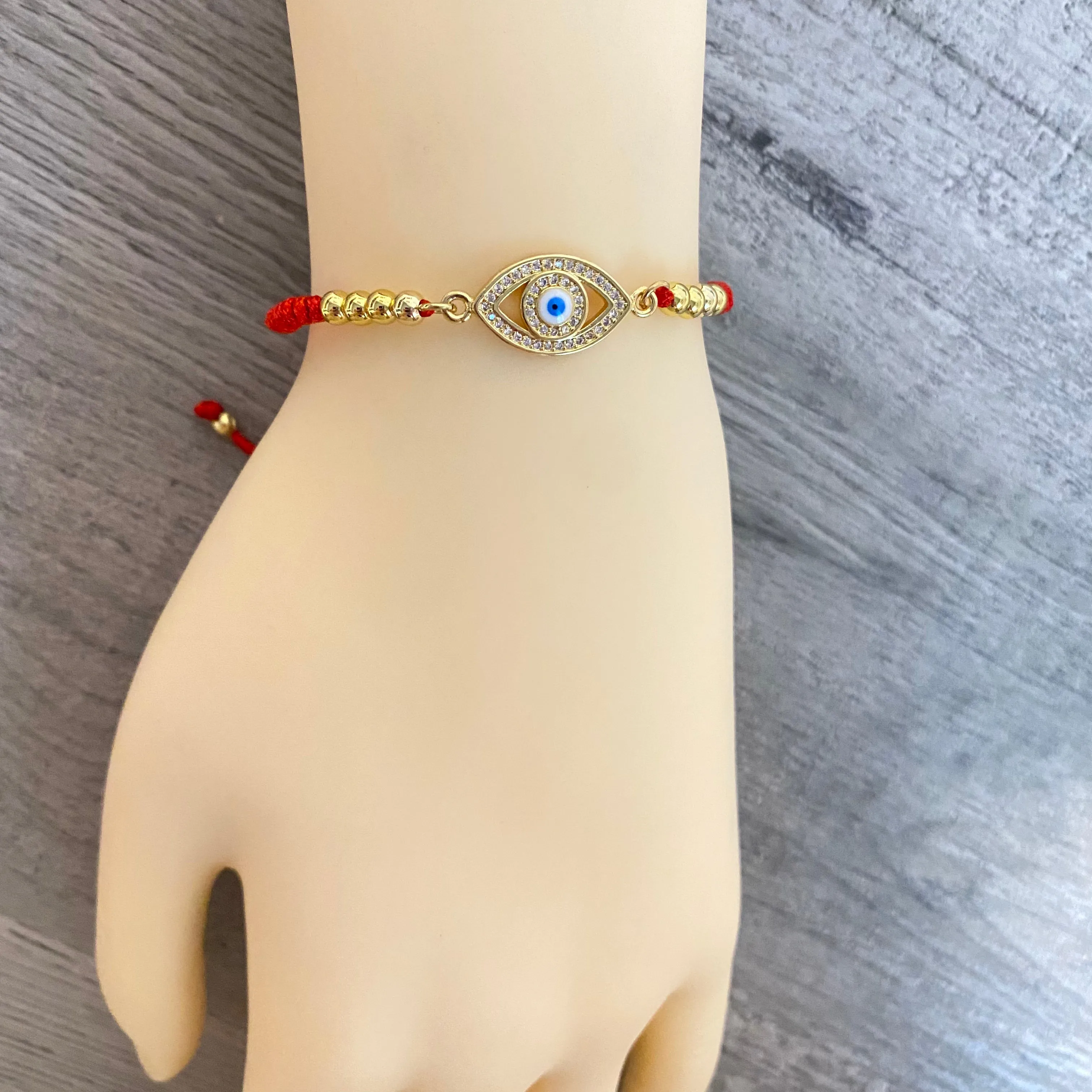 Adjustable Evil Eye Bracelet 05