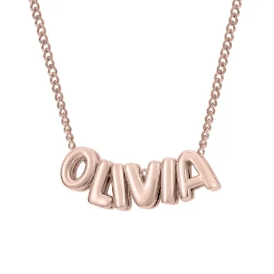 Beau Bubble Name Necklace