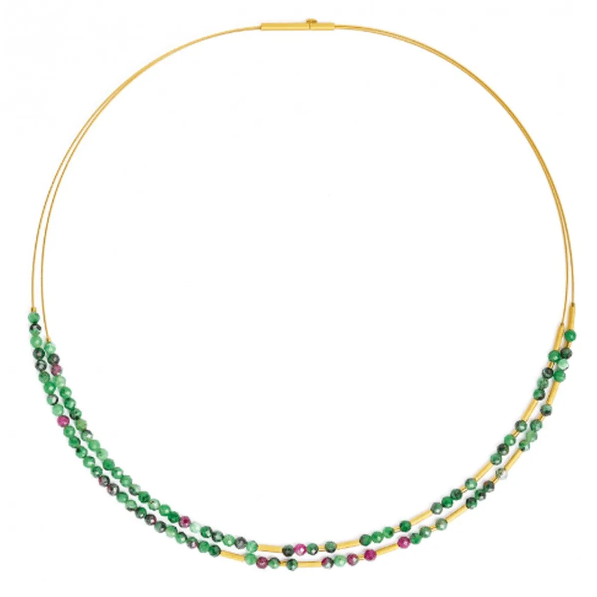 Clinzo Ruby Zoisite Necklace - 85228086