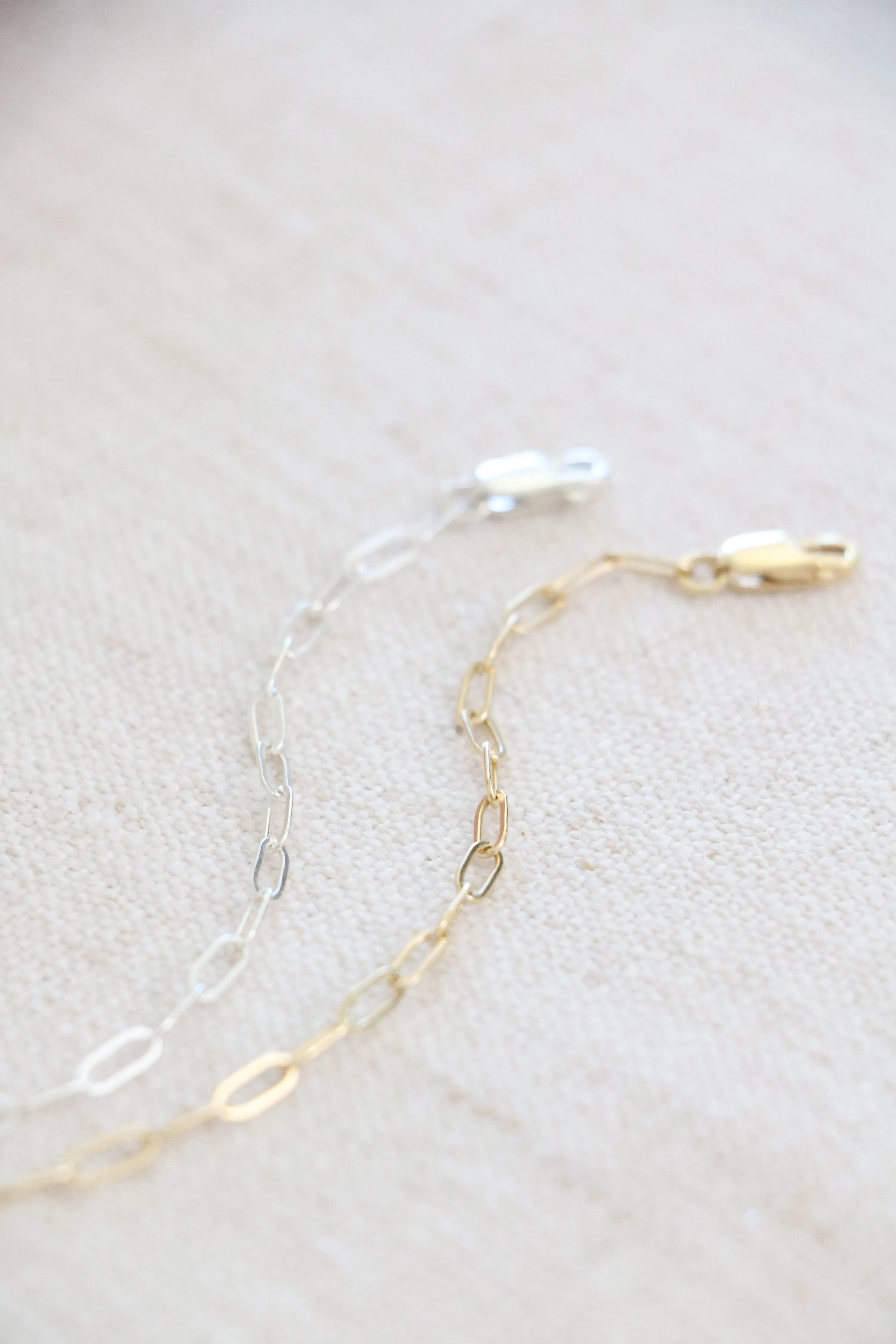 letter charm bracelet {silver   gold}
