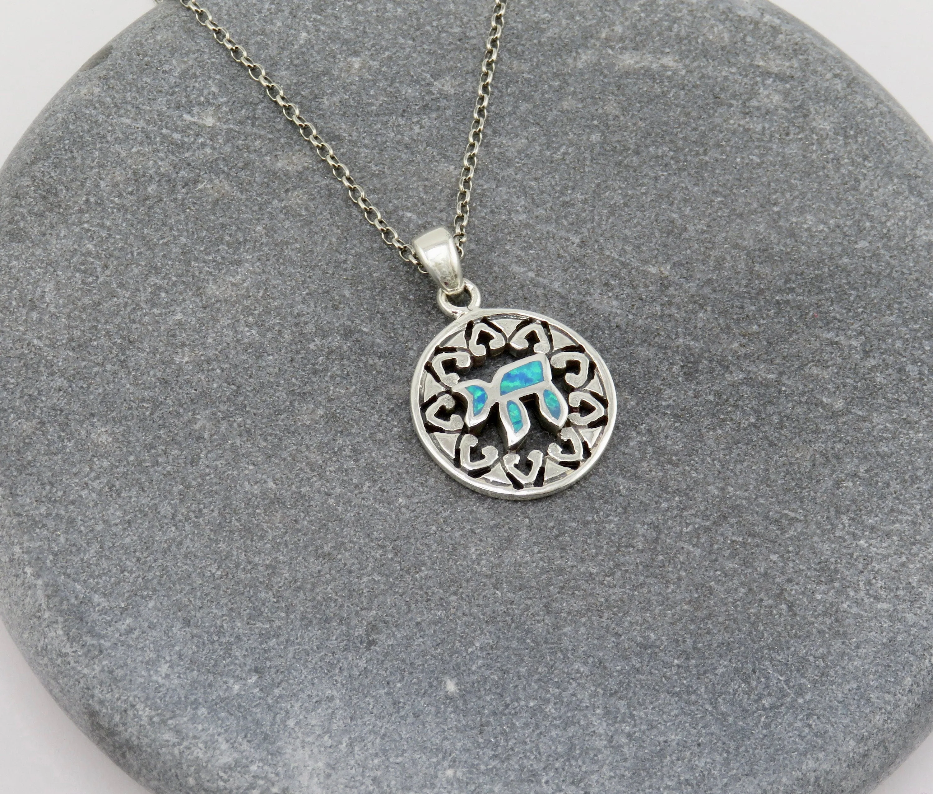 Mandala Chai Opal Necklace