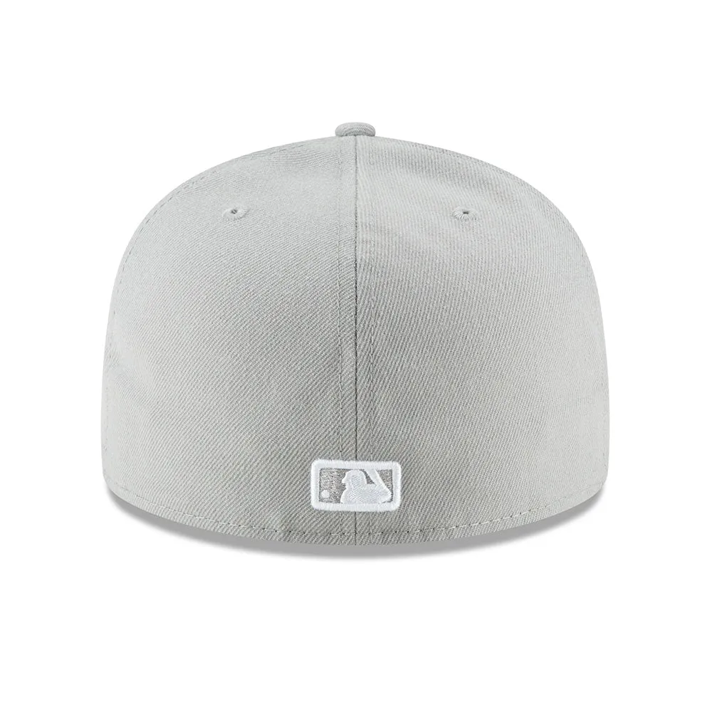 MLB Los Angeles Dodgers New Era Gray Basic 59FIFTY Fitted Hat