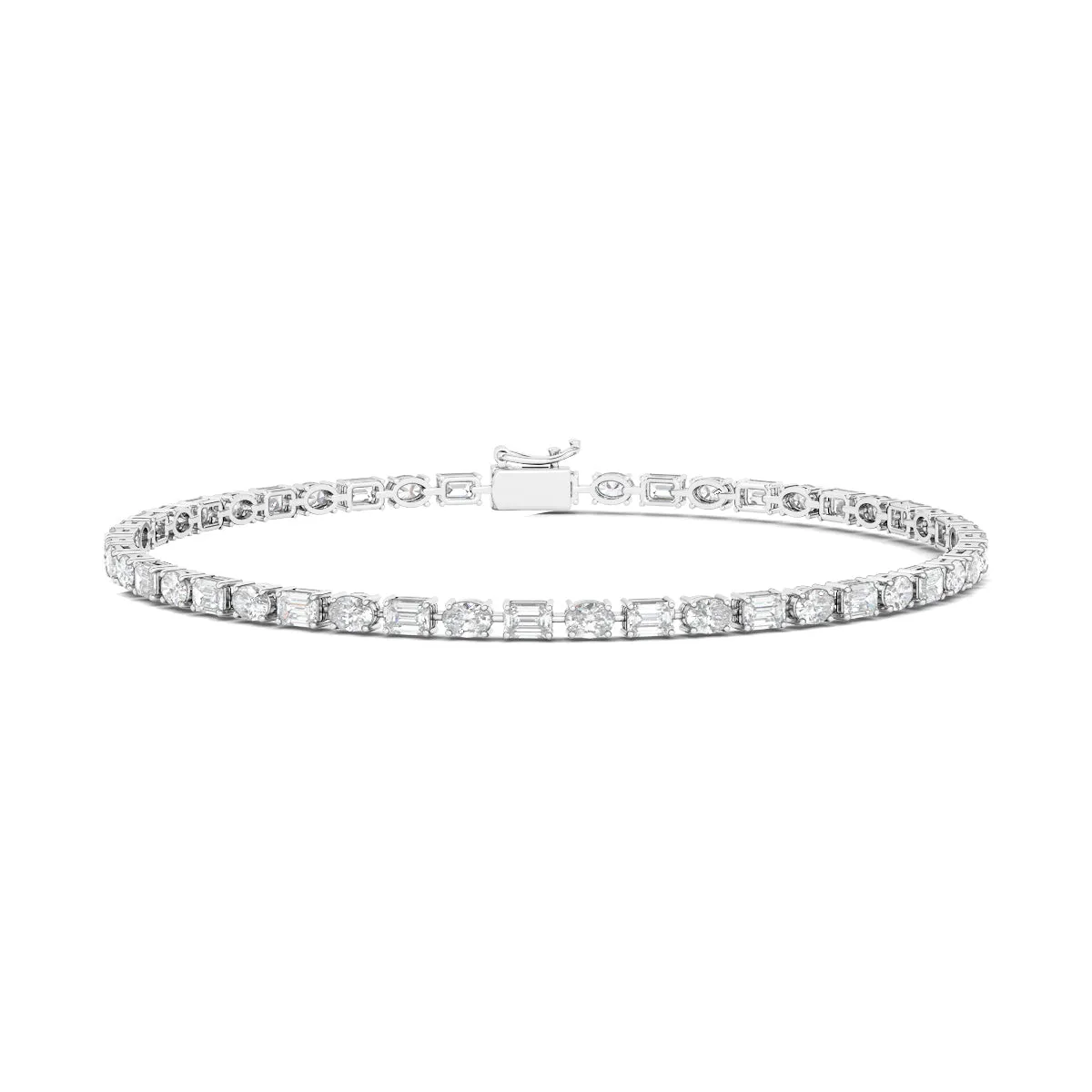 Oval Emerald Tennis Bracelet