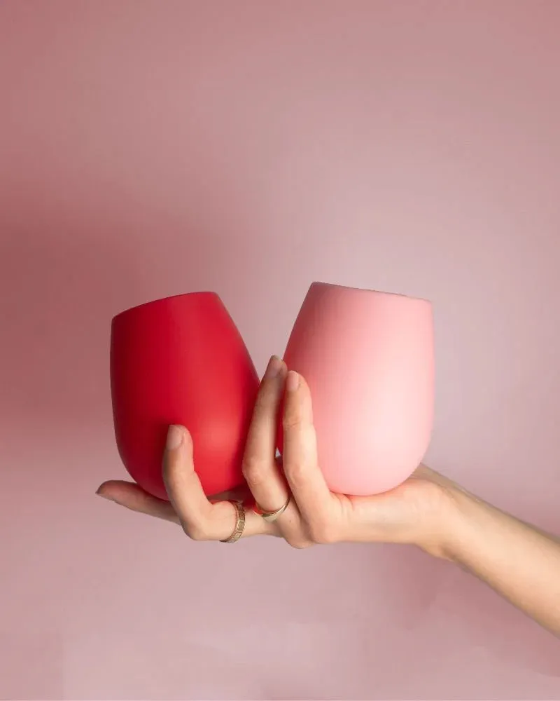 Porter Green Fegg Silicone Glasses - Cherry   Blush