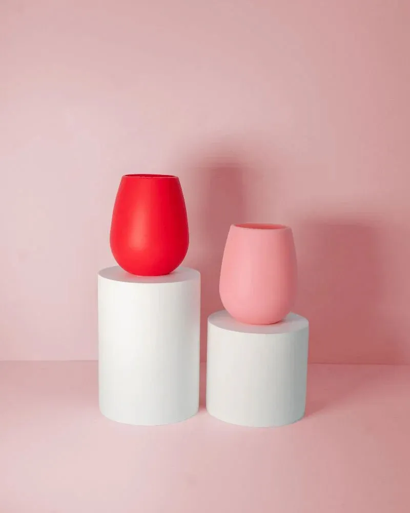 Porter Green Fegg Silicone Glasses - Cherry   Blush