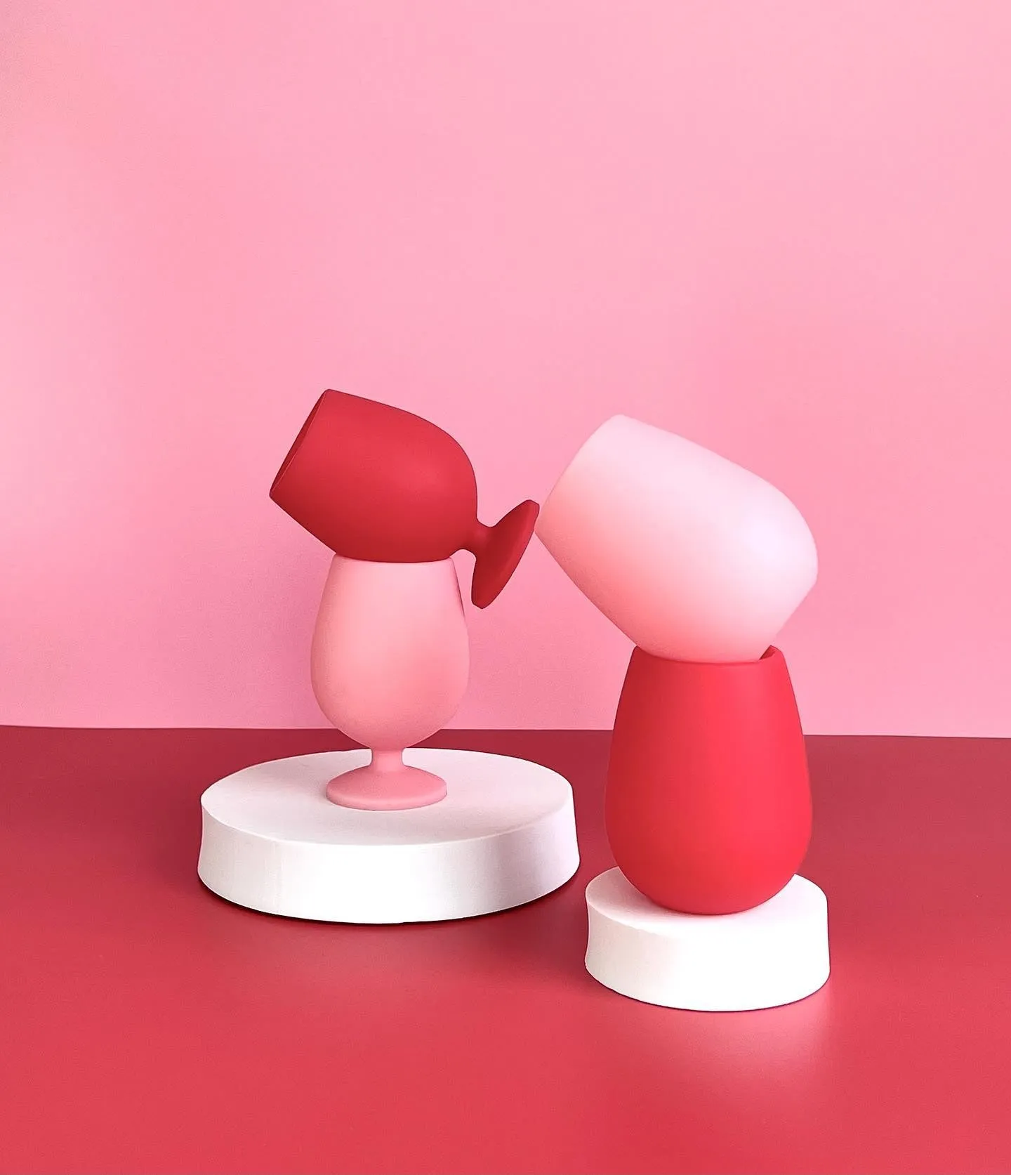Porter Green Fegg Silicone Glasses - Cherry   Blush