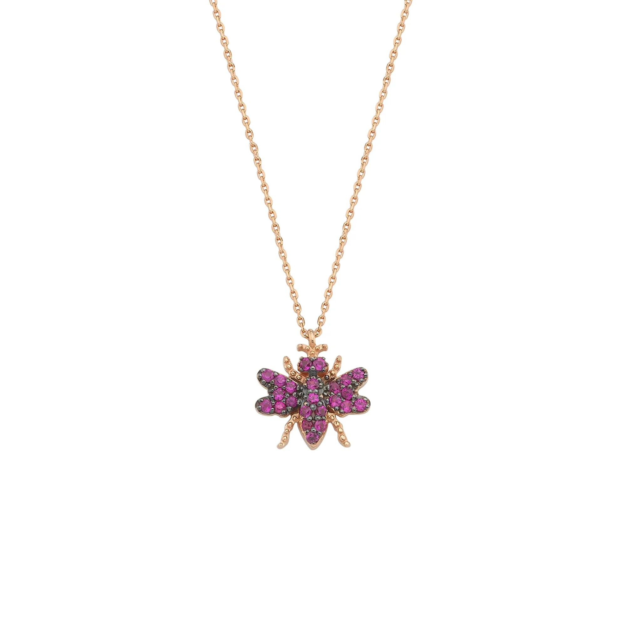 QUEEN BEE MELLIE  RUBY NECKLACE