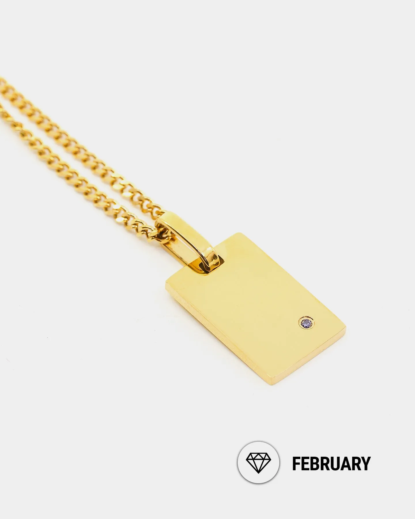Raising Hell Women's Birth Pendant Gold