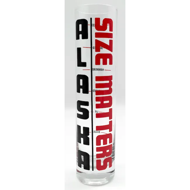 Size Matters Alaska Tall Shot Glass
