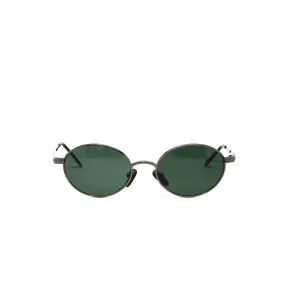Vintage MINI Small Size 1996 Neo Standard Oval Frame Sunglasses - Grey